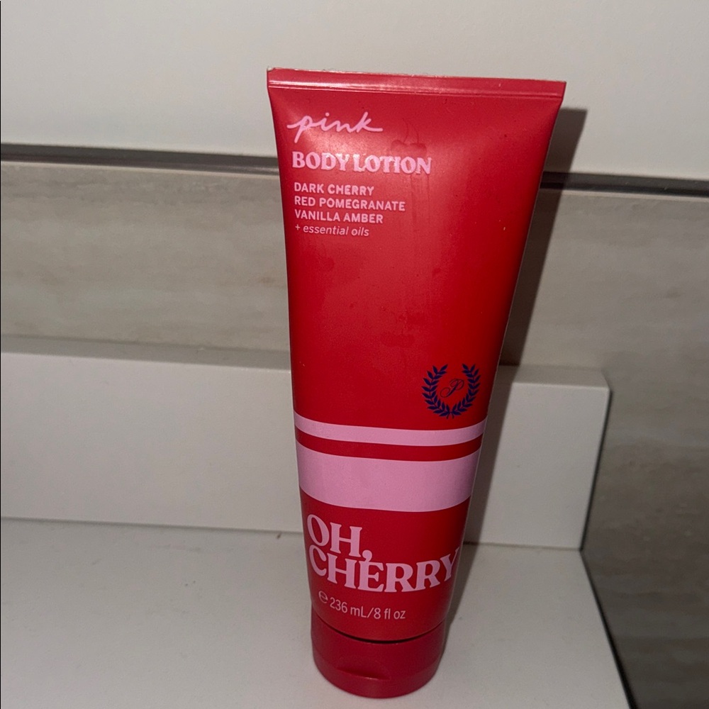 Victoria's Secret Pink Oh Cherry Body Lotion - Red